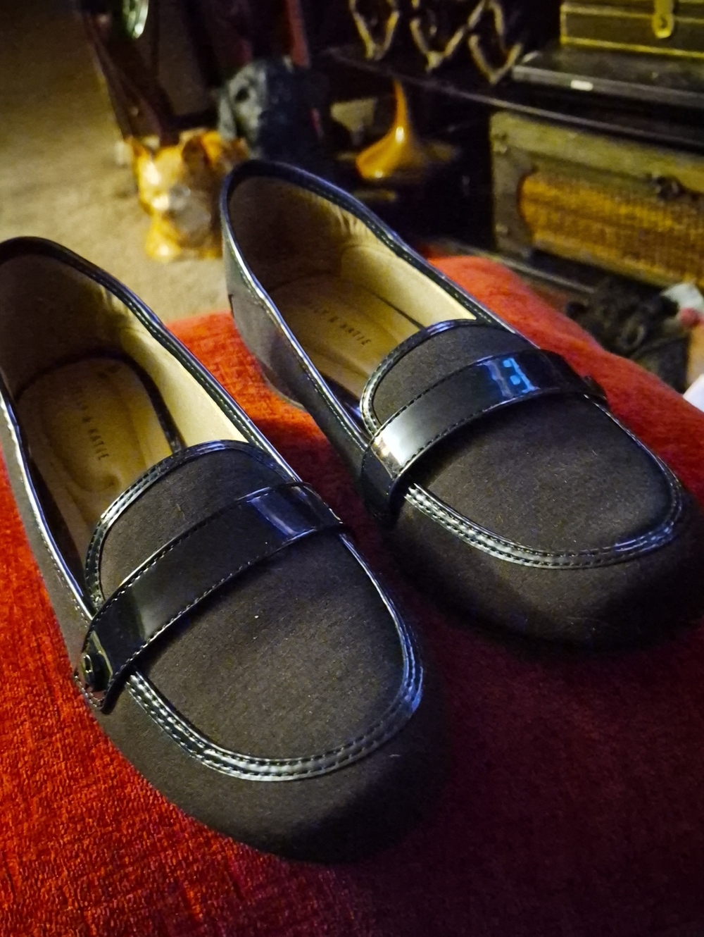 Kelly & Katie Navy Loafers